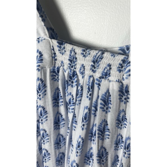 Lake Hamptons Nightgown Gauze Cotton Blend Blue & White Floral Size XXS - Picture 9 of 10